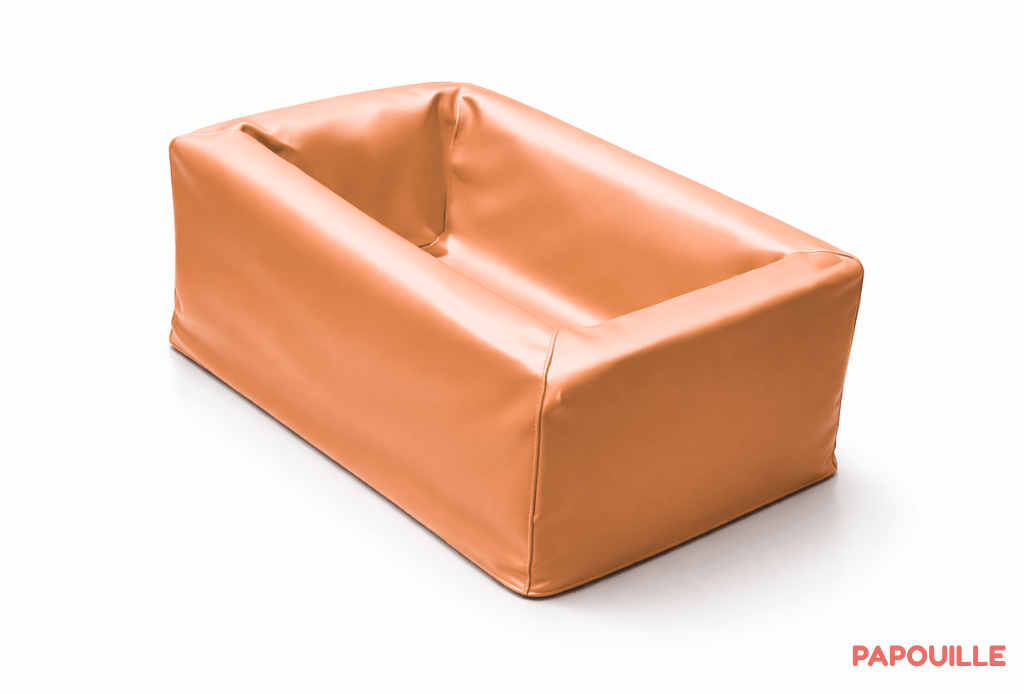 Module de rangement nid à balles en mousse pvc abricot