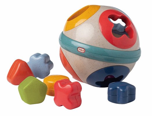 Jouets - Jouets à Empiler ou à Encastrer - Boule à formes - Tolo bio