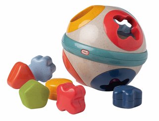 Jouets - Jouets à Empiler ou à Encastrer - Boule à formes - Tolo bio