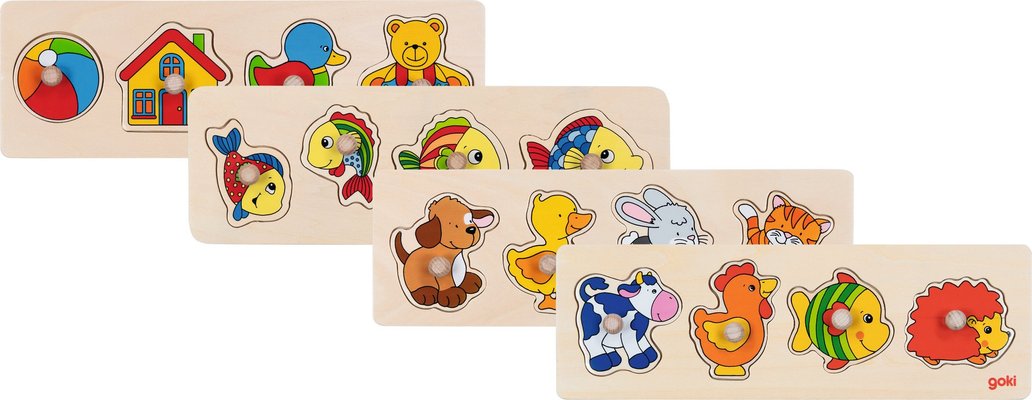 Jeux - Jeux Éducatifs et Puzzle - Puzzle animaux - 4 pièces