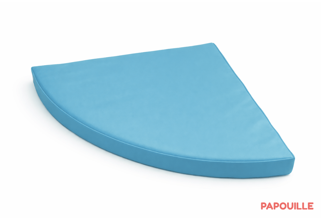 Tapis d'angle à 90° 1/4 rond 40x40x3cm Ciel