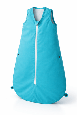 Couchage - Turbulette, Gigoteuse - Gigoteuse été jersey doublée éponge 90x110 cm - Turquoise