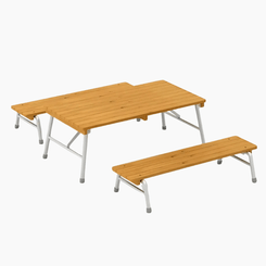 Mobilier - Banc vestiaire & Porte Manteaux - Banc d'extérieur empilable - 120 cm