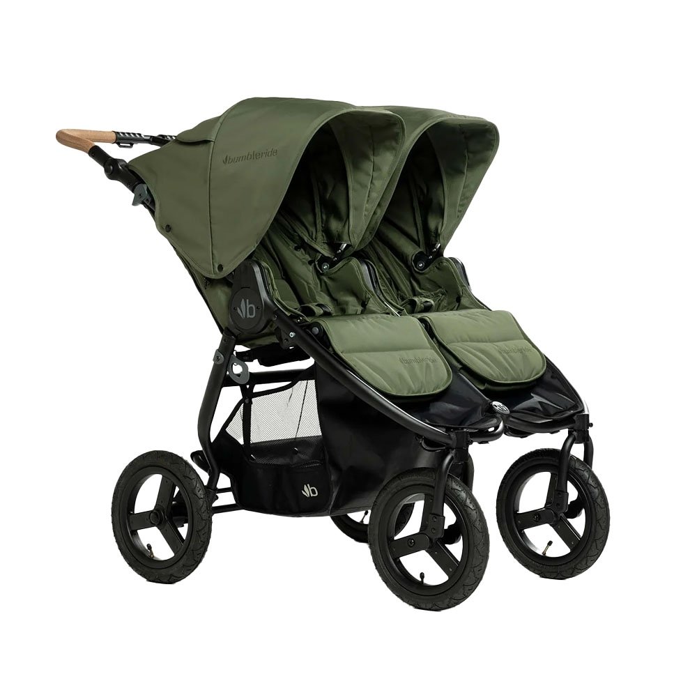 Poussette double - de la naissance à 4 ans - Olive
