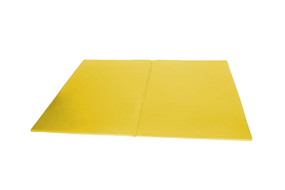 Tapis d'évolution en mousse pvc pliant 200x150x2cm Jaune