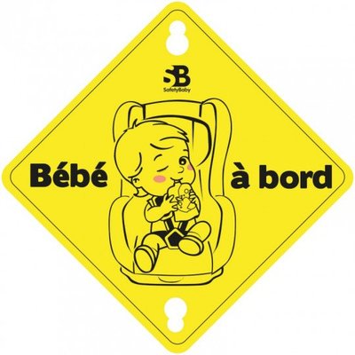 Puériculture - Accessoires de Poussette - Pancarte bébé à bord