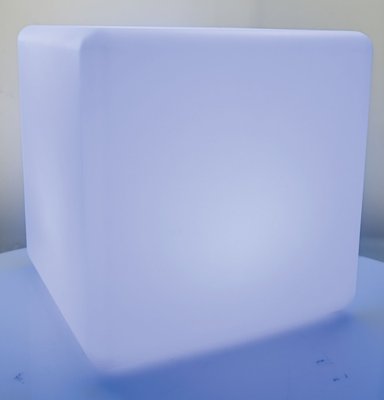 Motricité - Eveil Sensoriels et Tactiles - Cube lumineux sensoriel - LED - 40 cm
