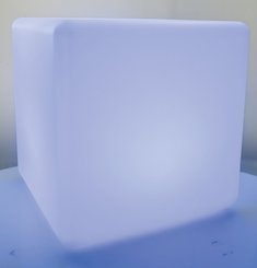 Motricité - Eveil Sensoriels et Tactiles - Cube lumineux sensoriel - LED - 40 cm