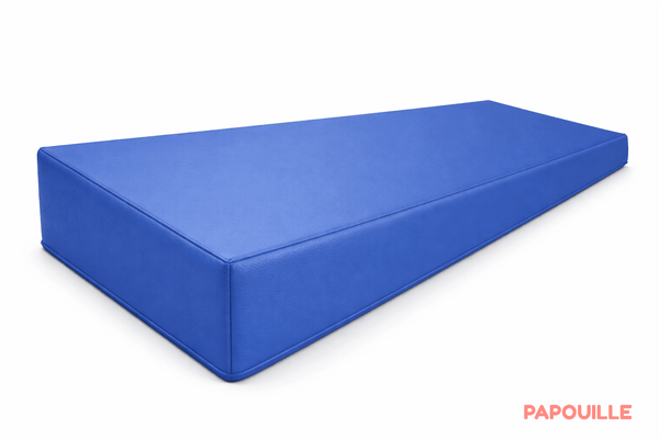 Motricité - Module de Motricité Bébé - Module trapèze en mousse pvc h.23cm bleu roi