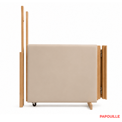 Mobilier - Barrière de séparation & Cloison crèche - Portillon de séparation en bois collectivité large - sur mesure