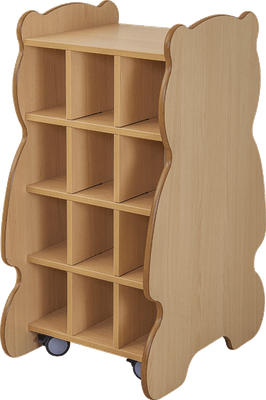 Mobilier - Meuble de rangement scolaire - Meuble à doudous - 24 cases