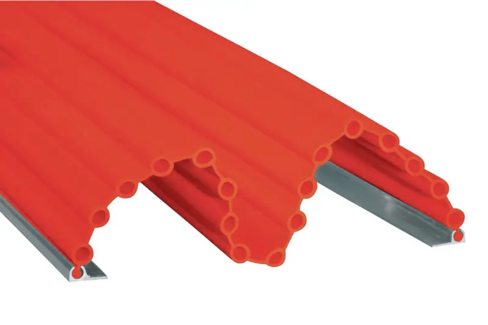 Anti pince-doigts Garomin 17 soufflets 2050 mm - Rouge