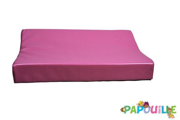 Change - Matelas à Langer - Matelas à langer incurvé galbé 50 x 70 cm en mousse pvc fushsia