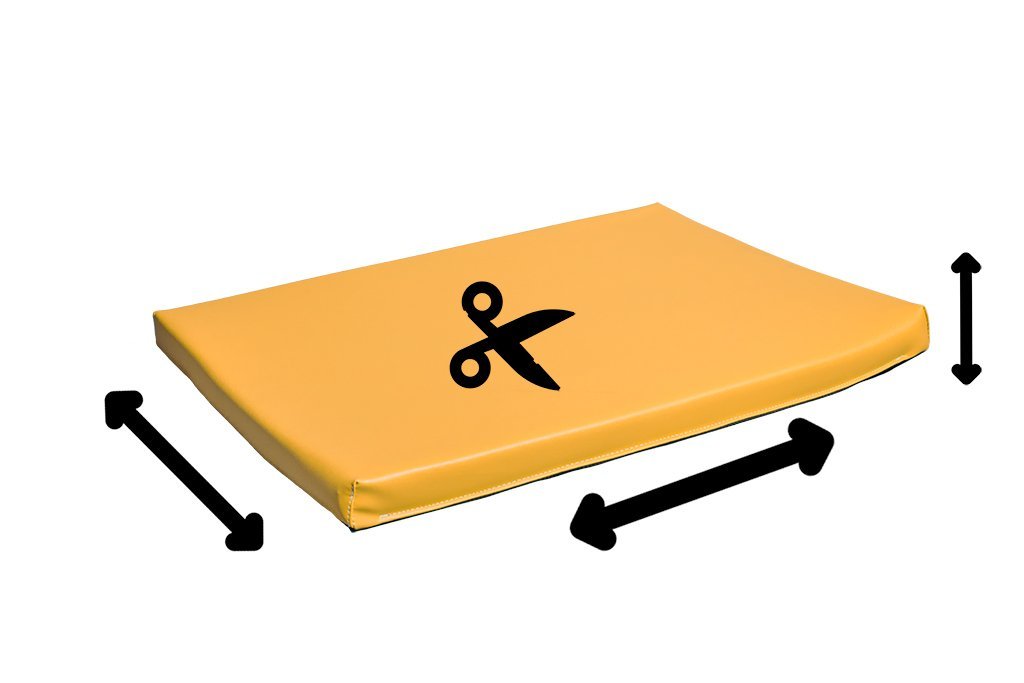 Tapis en mousse sur mesure épaisseur 2cm /m2 Anis
