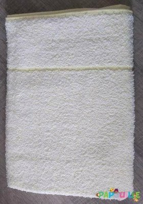 Change - Linge de Toilette Bébé, Enfant - Serviette jaune pastel 70 x 140 cm