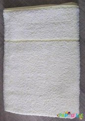 Change - Linge de Toilette Bébé, Enfant - Serviette jaune pastel 70 x 140 cm