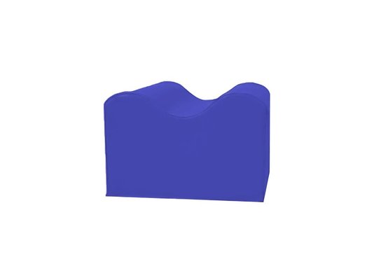 Motricité - Module de Motricité Bébé - Module petite vague ondulé en mousse bleu