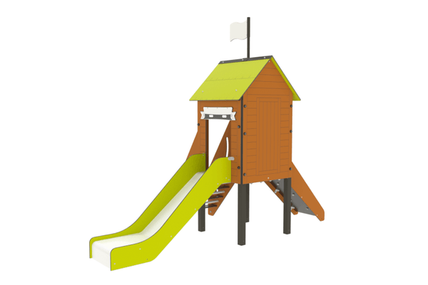 Mobilier - Aire de jeux et structure extérieure - Aire de jeux Ecologrimp - Fixations courtes