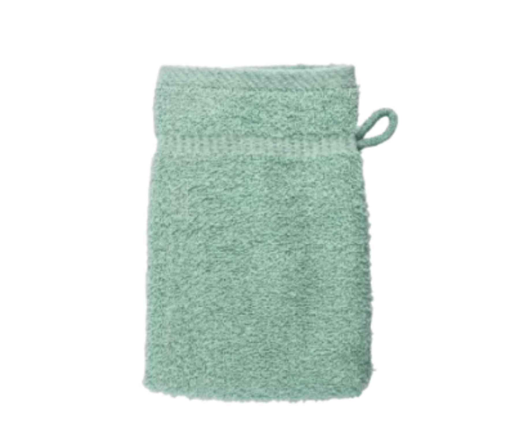 Gant de toilette 400g/m² - 15x21 cm - vert nil